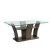 Dapper - 5 Piece Rectangular Standard Height Dining Set Table & Four Chairs - Walnut - Stylish Home Furniture