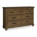 Karallin - Dresser - Medium Brown - Stylish Home Furniture