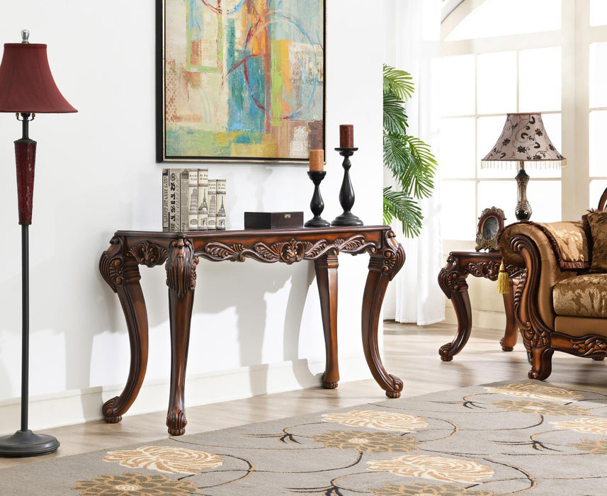 T204 - Coffee Table & 2 End Tables - Dark Brown