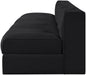 Rummi - Armless Velvet Performance Fabric Upholstered 4 Piece Modular Sofa - Stylish Home Furniture