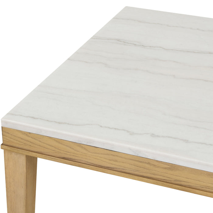 Essence - 70" Rectangle Dining Table With Marble Top - Stylish Home Furniture