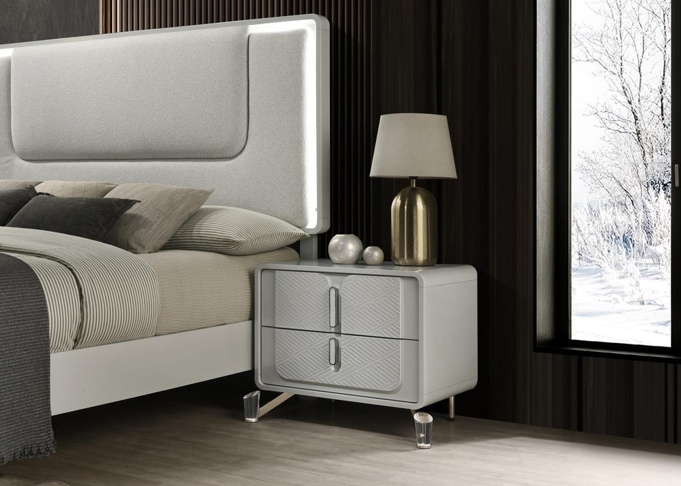 B023 - Nightstand - Cool Gray