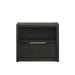South Bend - Nightstand With USB - Black - Stylish Home Furniture