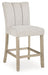 Larawyn - Upholstered Barstool (Set of 2) - Bisque - Stylish Home Furniture