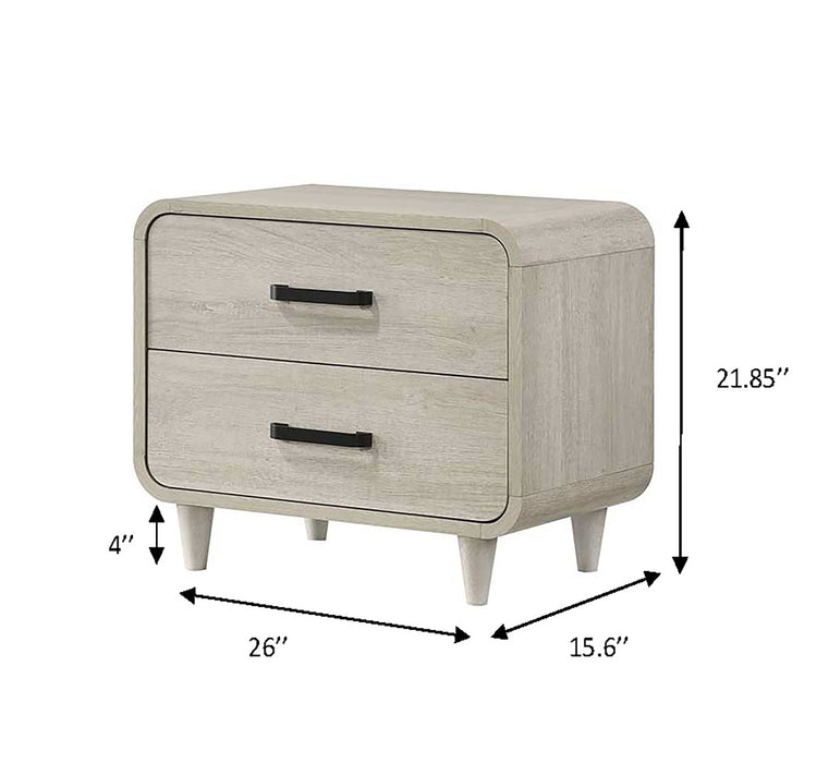 Nyomi - Night Stand - White