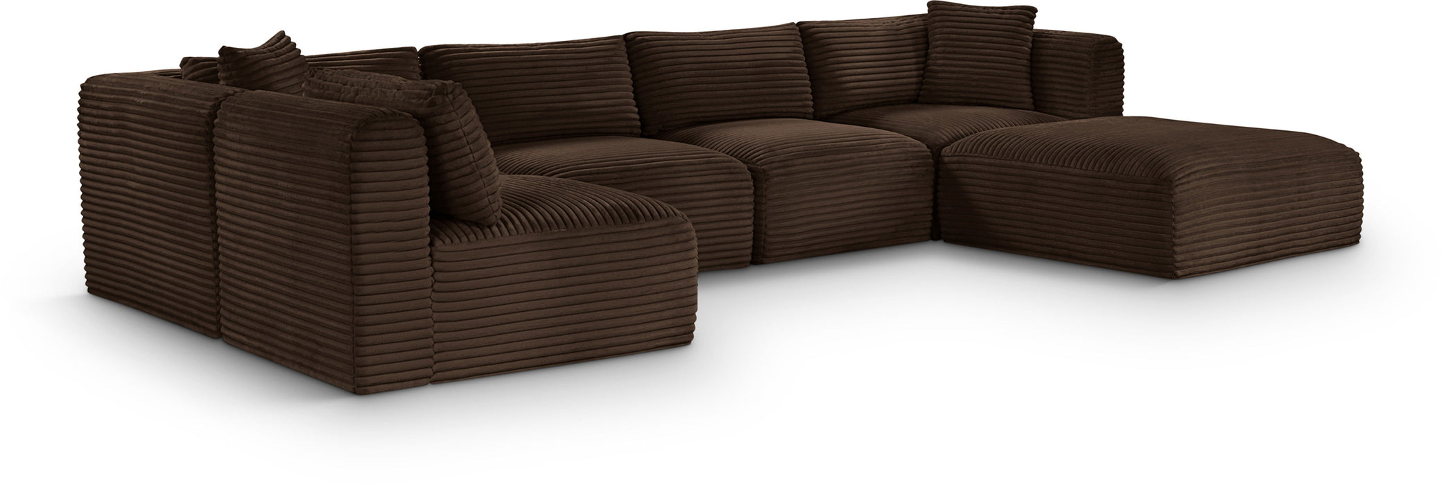 Shaggy - 6 Piece Modular U-Shaped Sectional
