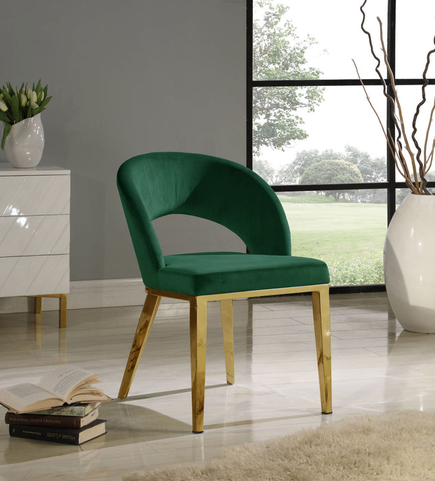 Roberto - Dining Chair with Gold Legs