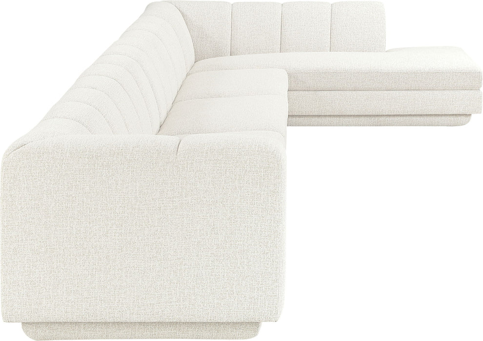 Modari - Sectional - Cream - Stylish Home Furniture