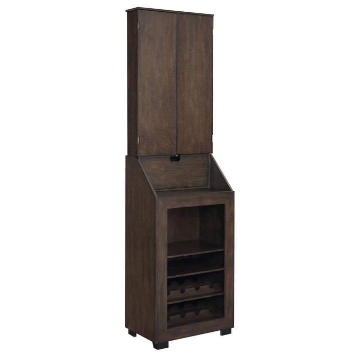 Bone - Dartboard Cabinet Ssg-120405 Cabinet With Dartboard - Dark Brown - Stylish Home Furniture