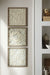 Odella - Wall Decor Set (Set of 3) - Cream / Taupe - Stylish Home Furniture