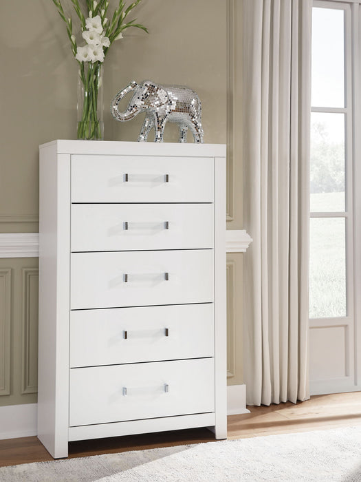 Maeling - Five Drawer Chest - Stylish Home Furniture