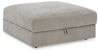 Aslan Court - Ottoman With Storage - Pebble - Stylish Home Furniture
