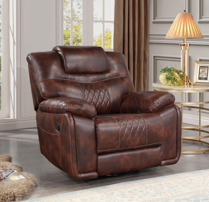 U125 - Motion Glider Recliner - Brown