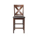 Alex - Counter Side Chair With Pu (Set of 2) - Stylish Home Furniture