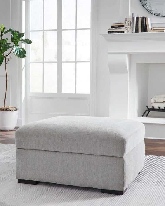 Gabyleigh - Ottoman With Storage - Nickel - Stylish Home Furniture