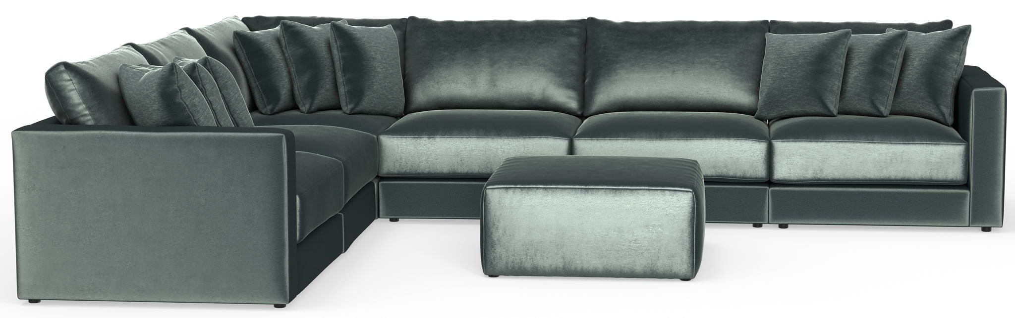 Remington - Modular Sofa And Cocktail Ottoman