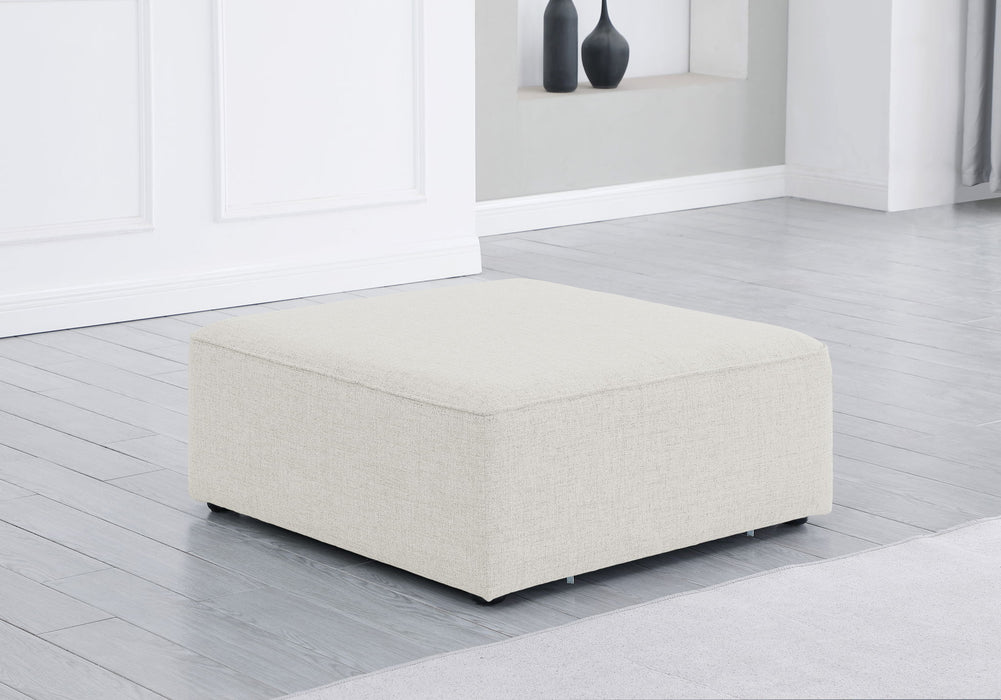 Cube - Linen Ottoman - Stylish Home Furniture