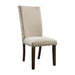 Jax - Upholstered Side Chair (Set of 2) - Cream - Stylish Home Furniture