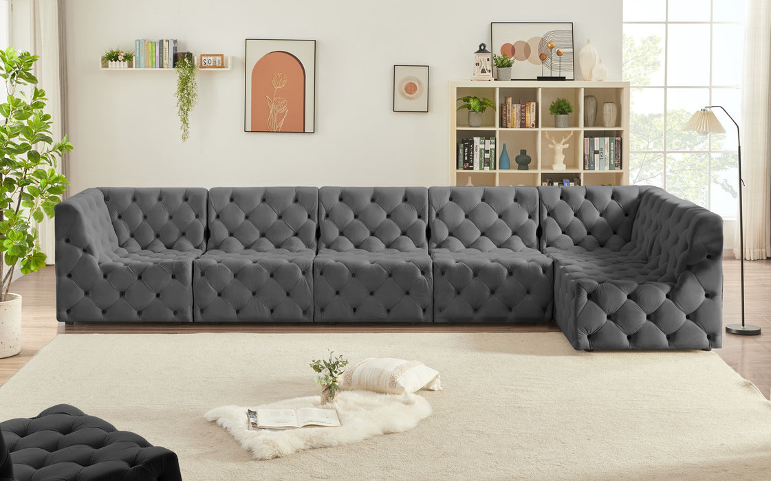 Tuft - Modular Sectional 6 Piece - Gray