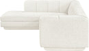 Modari - Sectional - Cream - Stylish Home Furniture