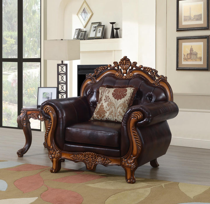U204 - Traditional Chair - Brown