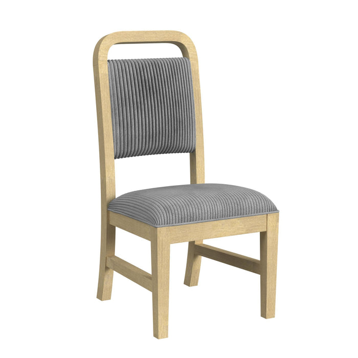 Ridgemont - 5 Piece Standard Height Dining Set (Round Table And Four Chairs) - Natural - Stylish Home Furniture
