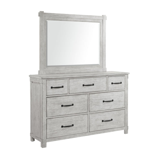 Scott - 7-Drawer Dresser With Mirror Set - Stylish Home Furniture