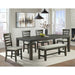 Colorado - Bench - Charcoal - Stylish Home Furniture
