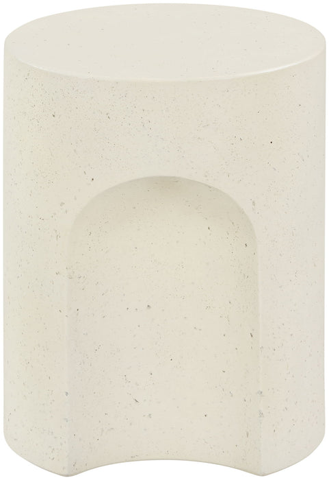 Olira - Concrete And Fiberglass Indoor / Outdoor End Table