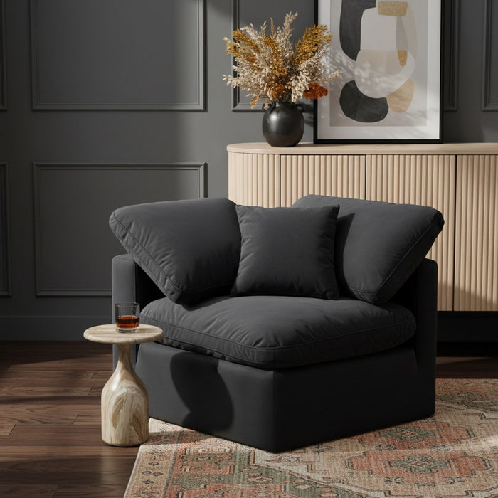 Indulge - Velvet Corner Chair - Stylish Home Furniture