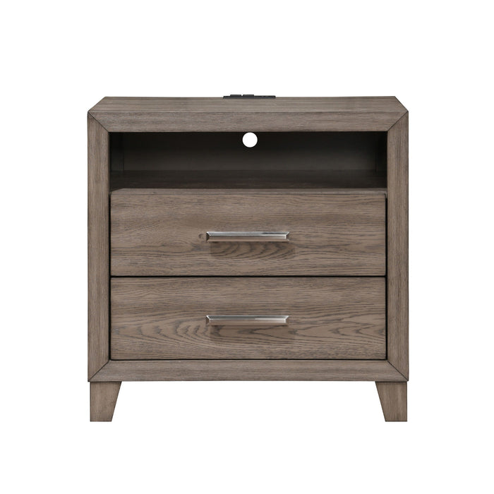 Harrisburg - 2 Drawer Nightstand - Walnut