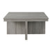 Uster - Coffee Table With Four Storage Stools - Gray - Stylish Home Furniture