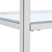 Ezra - Serving Bar Cart - Chrome - Stylish Home Furniture