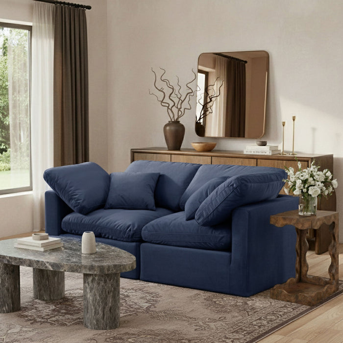 Indulge - Velvet 2 Seat Modular Sofa - Stylish Home Furniture