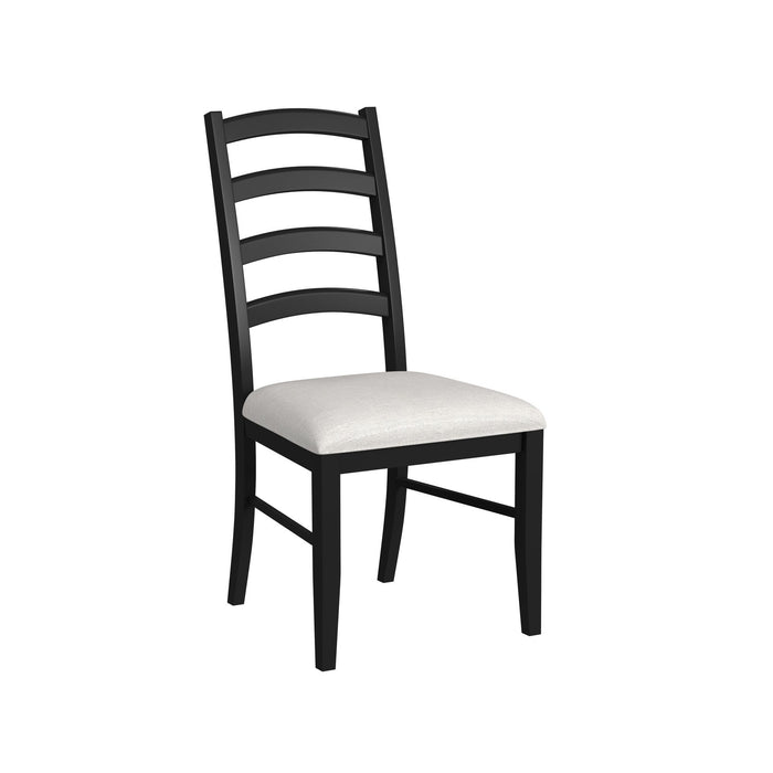 Tulane - 6 Piece Dining Set With Table, 4 Chairs, And Bench - Oak And Black - Stylish Home Furniture