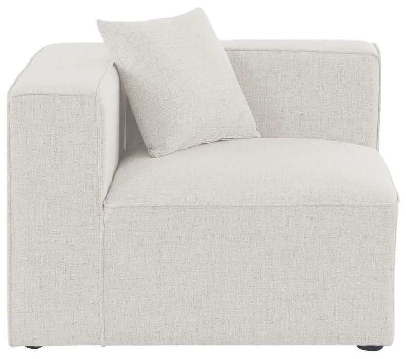 Cube - Linen Corner Chair - Stylish Home Furniture