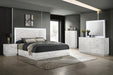 B121 - Line Chest - White / Gray - Stylish Home Furniture