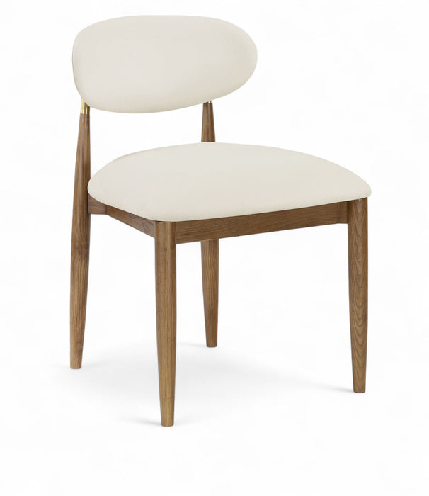 Riccio - Side Chair (Set of 2) - Walnut Frame