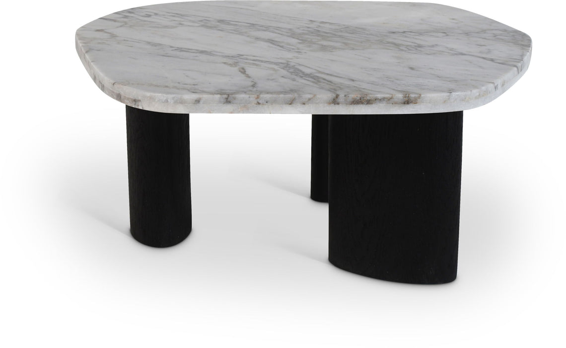 Puglia - Marble Top And Oak Wood Base Table