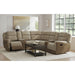Hornet - 3 Piece Sectional Set With Console And 2 Recliners - Stylish Home Furniture