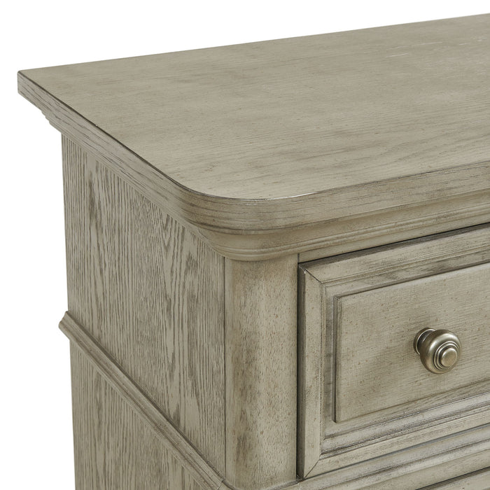 Whit-Ash - 5-Drawer Chest - Light Gray - Stylish Home Furniture