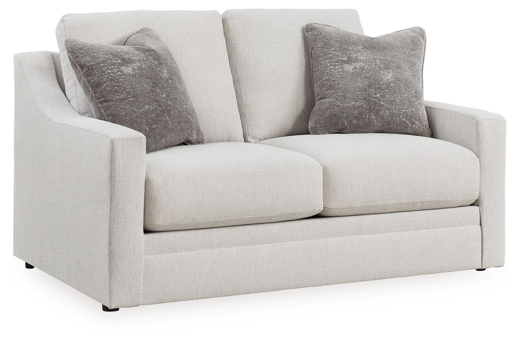 Maitelynn - Loveseat - Chalk - Stylish Home Furniture