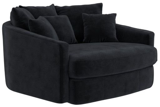 Matty - Round Accent Cuddle Chaise - Stylish Home Furniture
