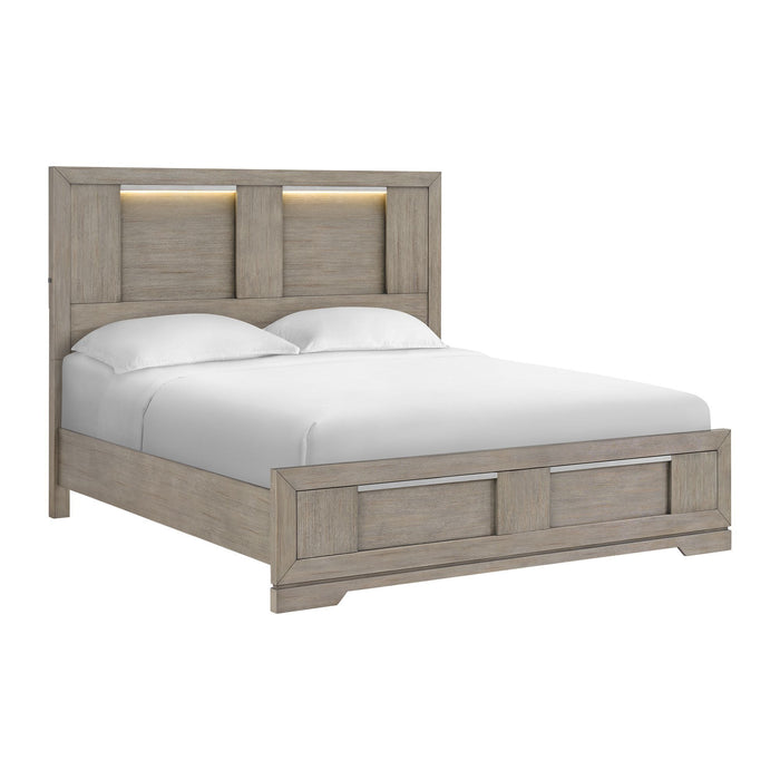 Kelis - Panel Bedroom Set With LED - Stylish Home Furniture