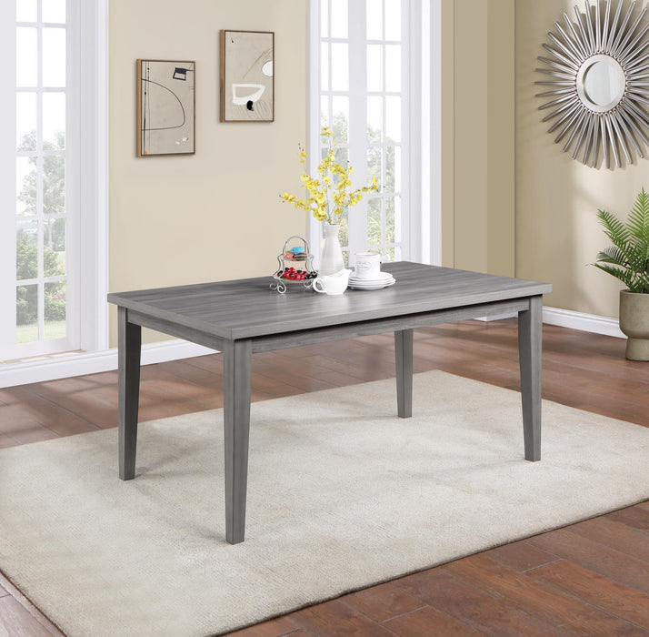D166 - Rectangular Dining Table - Gray