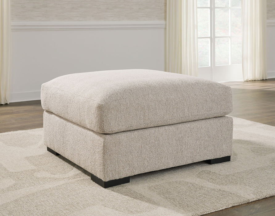 Ballyton - Oversized Accent Ottoman - Sand - Stylish Home Furniture