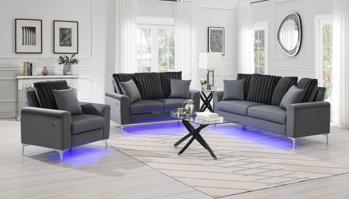 U481 - Sofa & Loveseat - Gray