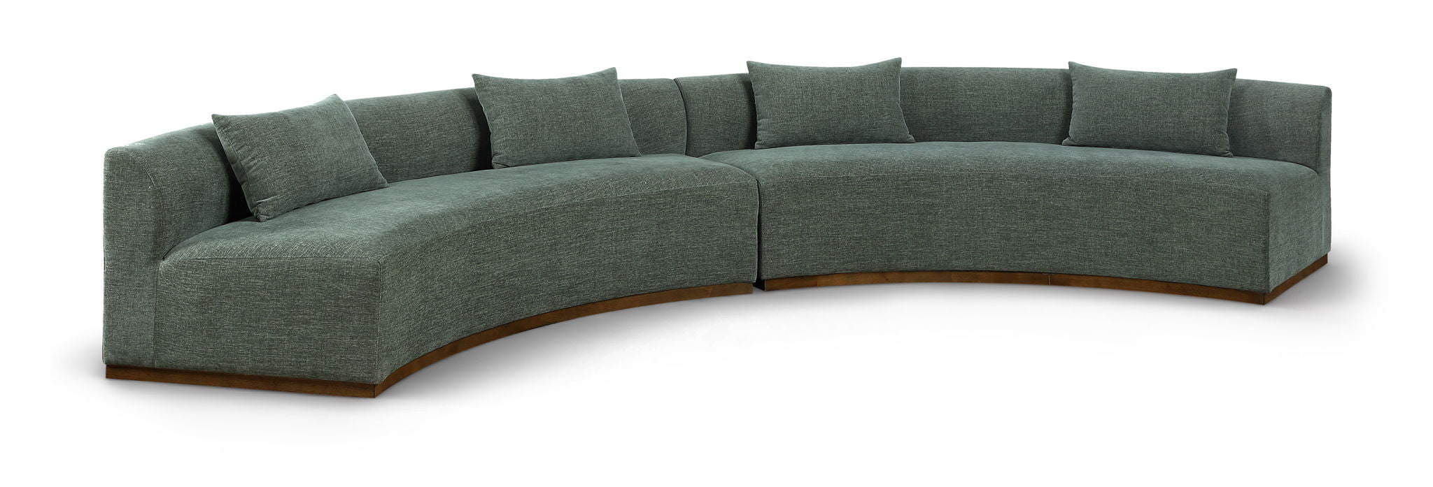 Avanti - 182.5" Chenille Fabric Upholstered 2 Piece Modular Sectional - Stylish Home Furniture