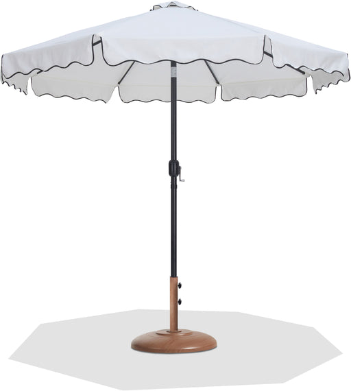 Amalfi - Patio Umbrella - Light Brown Base / Black Pole