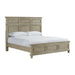Whit-Ash - Panel Bedroom Set With Door Chest - Stylish Home Furniture